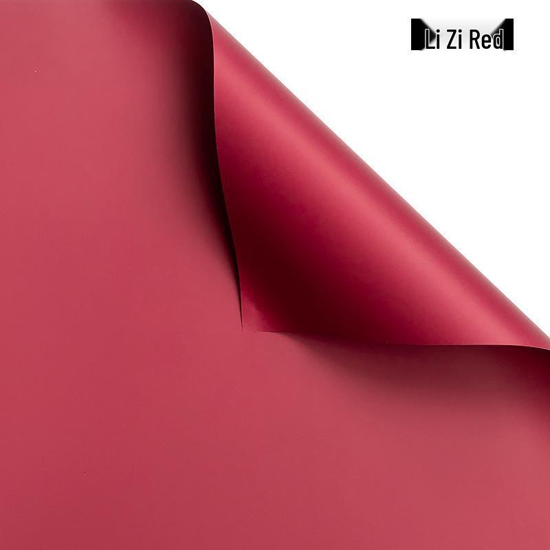 Solid Color European Fresh Flower Wrapping Paper for Bouquets - Korean Style Floral Art Gift Material.