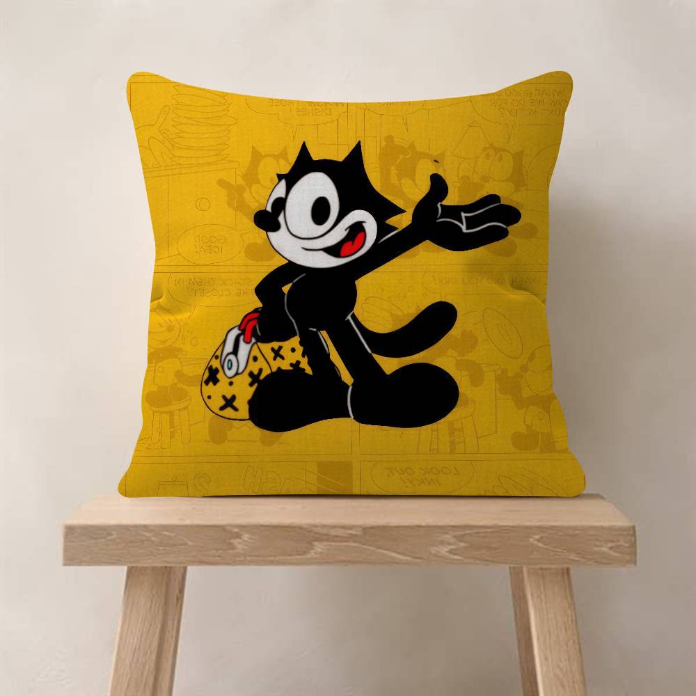 Movie FFelix CLASSIC the Cat Cushion Cover Pillowcase Upholstery Sofa Throw Pillow Home Decor Pillowcas