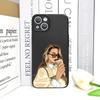 Girl Women Coffee Miss Phone Case for Iphone 16 12 11 14 13 15 Pro Max Mini X XS XR SE 7 8 16Plus Fashion Lady Female Soft Cover
