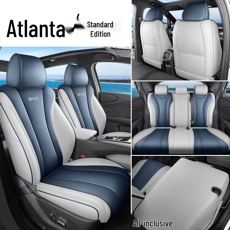 BYD 2025 Dolphin Intelligent Driving Seat Cover: Breathable, Perforated, All-Season, Full Surround Cushion