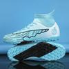 Mens Football Shoes Long Spikes Five-a-side Soccer Shoes Outdoor Sports Field Training Grass Cleats Soccer Shoes for Men
