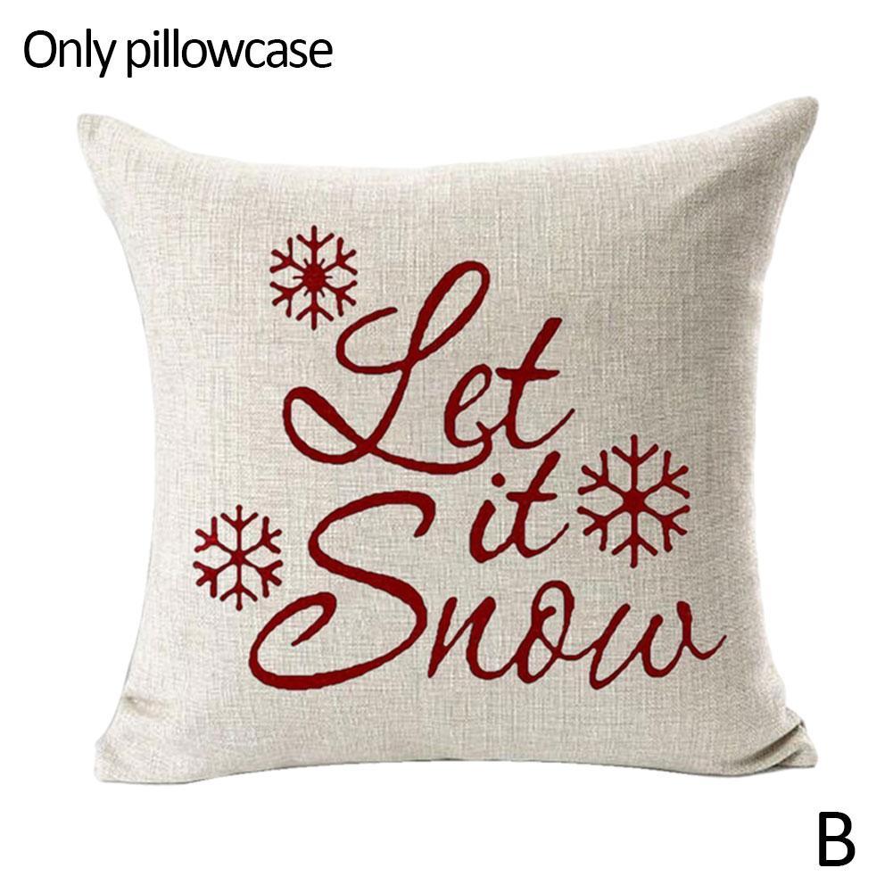 Buy Christmas Cushion Cover Xmas Pillow Case Square Sofa CushionHOT