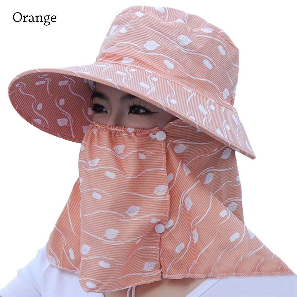 Women Outdoor Summer Sun Hat UV Protection Hats Visor Caps Protective Cover