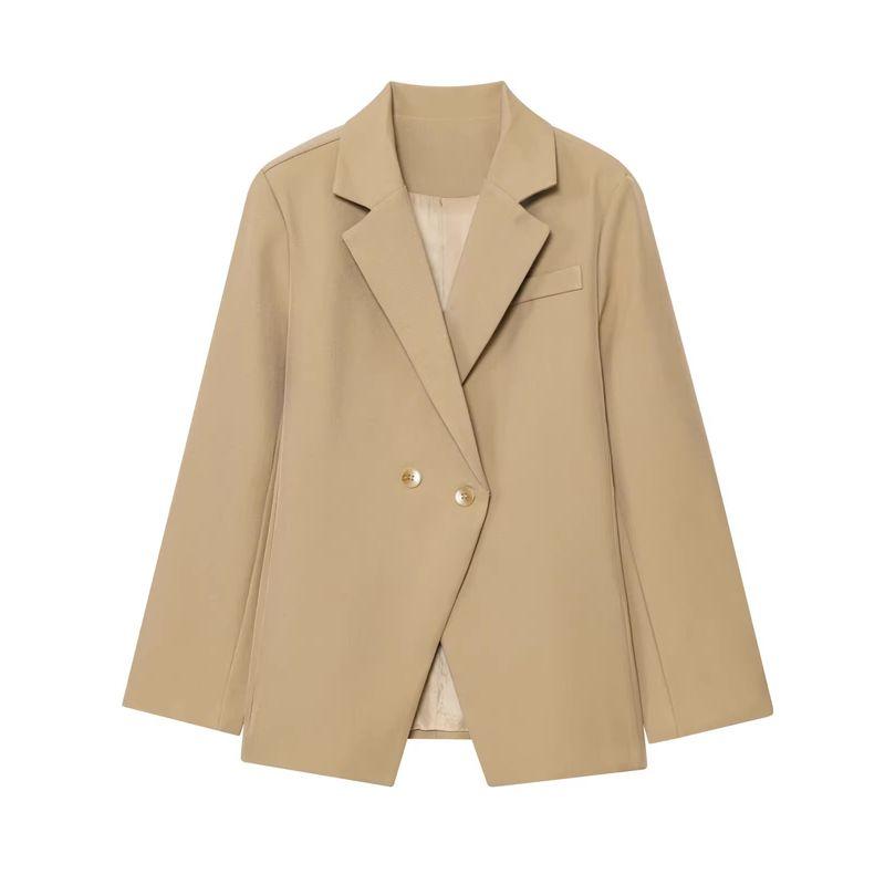 Araltay New Arrival Women's Clothing Fashion Style Fashion All-Match Minimalist Casual Solid Color Waist Tight Profile Suit Outwear