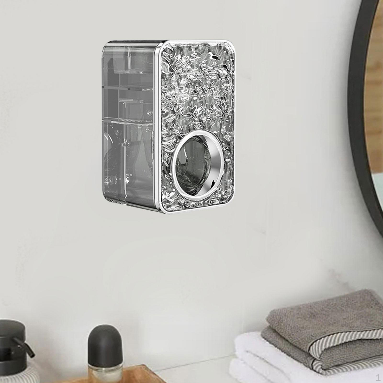 

Автоматический дозатор зубной пасты, принадлежности для ванной комнаты, соковыжималка, настенный монтаж для дома серый