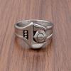 Punk 316L Stainless Steel Silver Color Hot Sale Men's Motor Biker Mechanic Screw Wrench Ring Jewelry