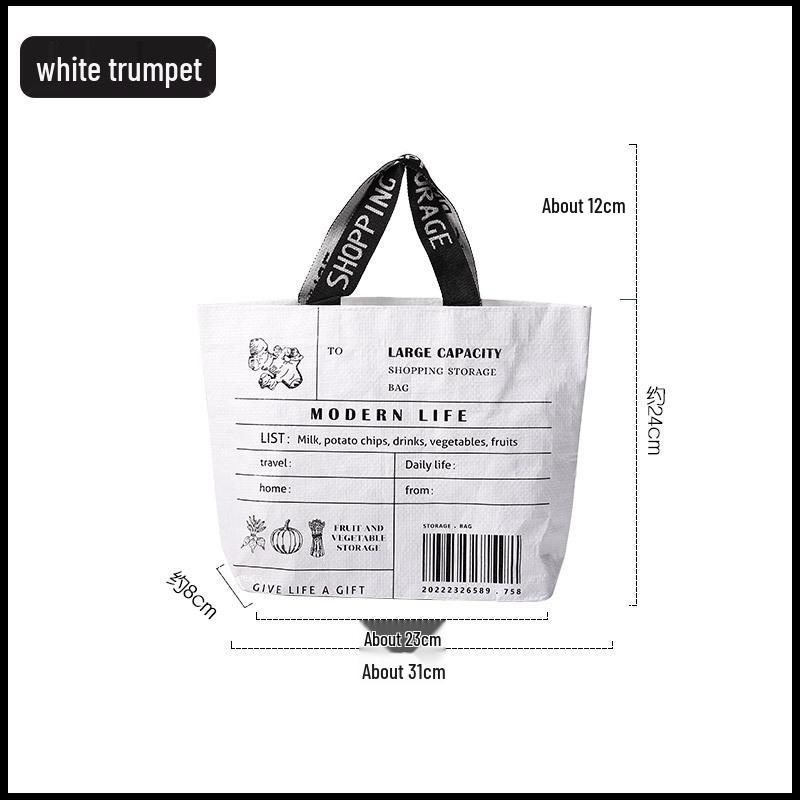 

2025 Портативная Модная Женская Сумка-Тоут Большой Вместимости для Покупок в Супермаркетах и Овощей