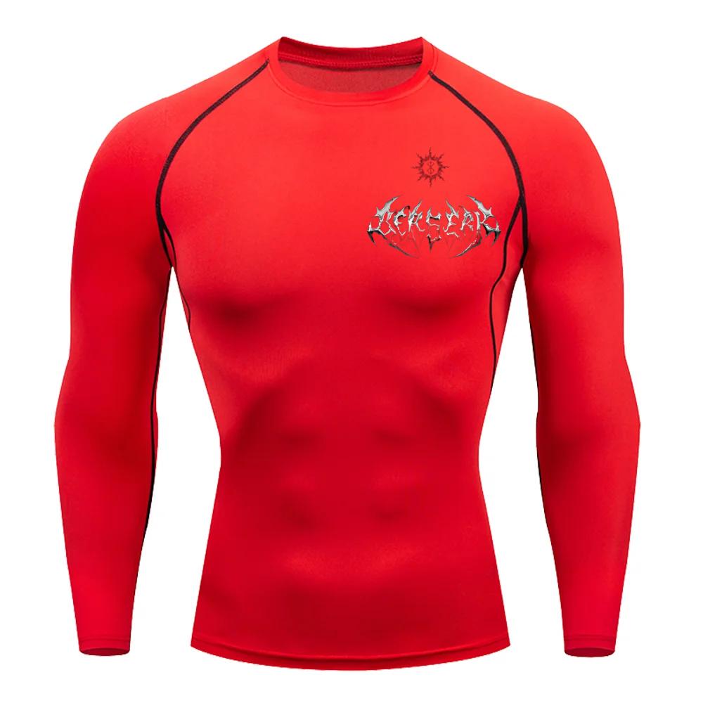 Men Compression T-Shirt for Fitness Running Sports Quick-Dry Guts Breathable Short Sleeves Stretchy Fabric for Summer Workouts
