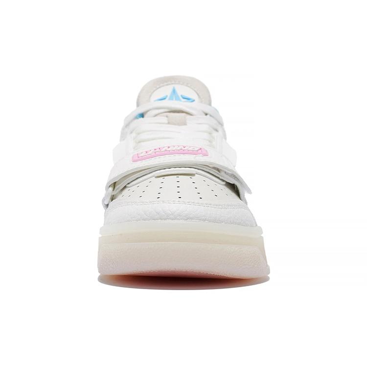 Li Ning Rookie Trendy Low top Vintage Basketball Shoes Women's Ecru ABCS050-4