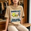 Pickleball TShirt Dinked Out Need More Kitchen Time Funny Vintage Retro Graphic Tee for Unisex Unisex Players Casual Streetwear