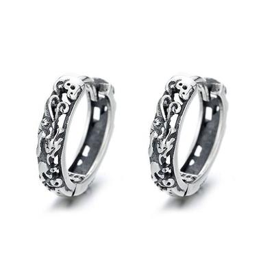 High-quality Sterling Silver 925 Earrings Indica E064 Ring Earrings (Wfgjepo)