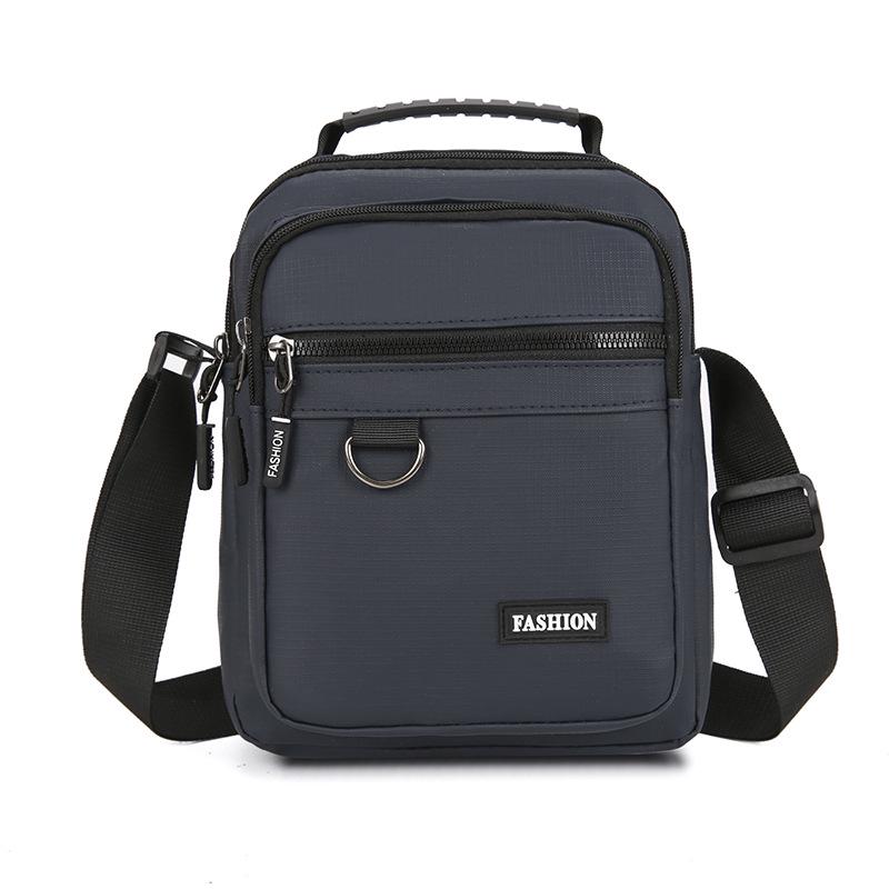 

Мужская водоотталкивающая сумка кроссбоди большой вместимости: Повседневная деловая наплечная сумка для занятий спортом на открытом воздухе синий