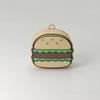 3D Printed Hamburger Keychain: Gourmet Food Simulation Decompression Toy & Gift Bag Pendant