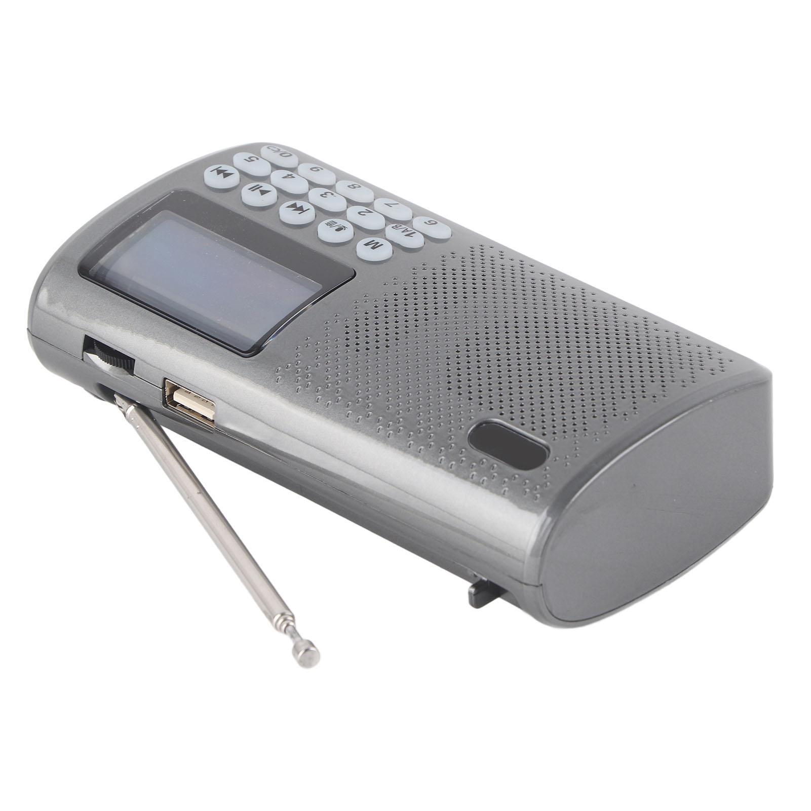 

K‑90 Многофункциональный беспроводной Bluetooth-динамик FM-радио USB-плеер Серый