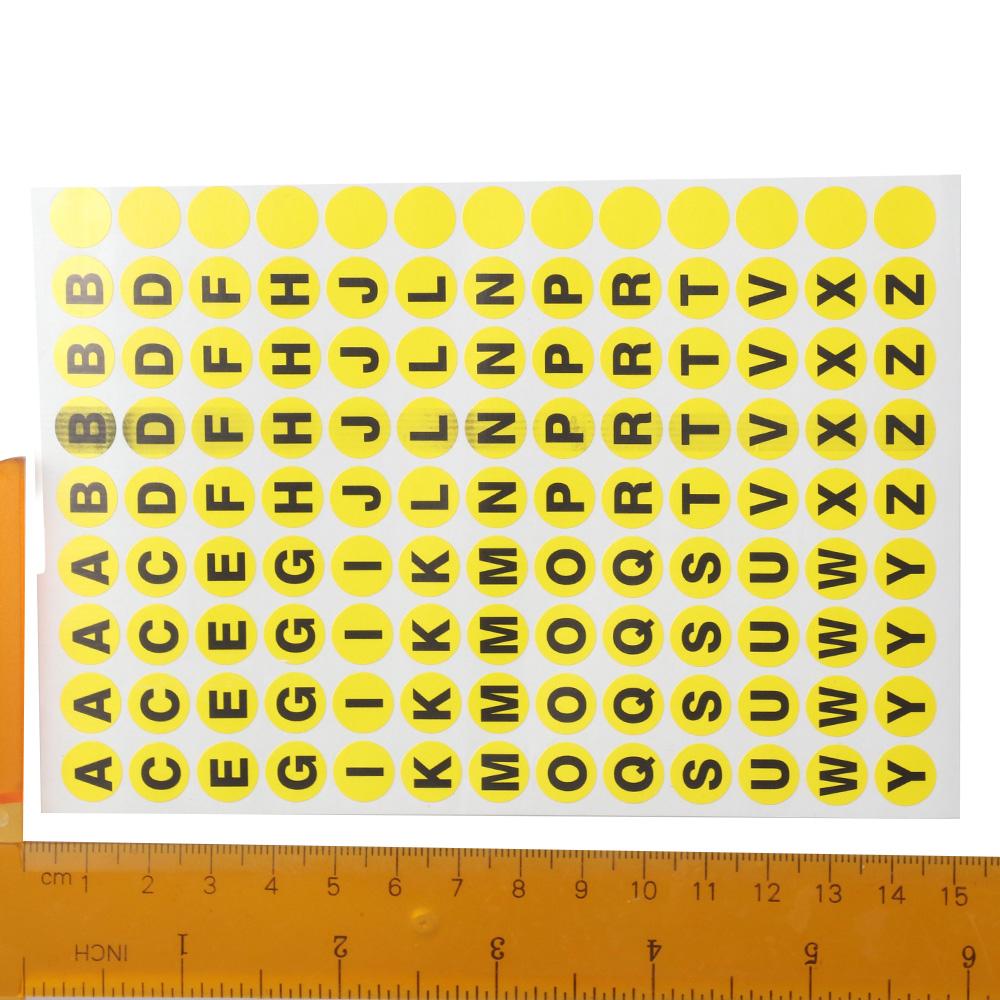 1170PCS 0.39 Inches Alphabet Set Stickers Self Adhesive Letter Decals A to Z Letter Stickers
