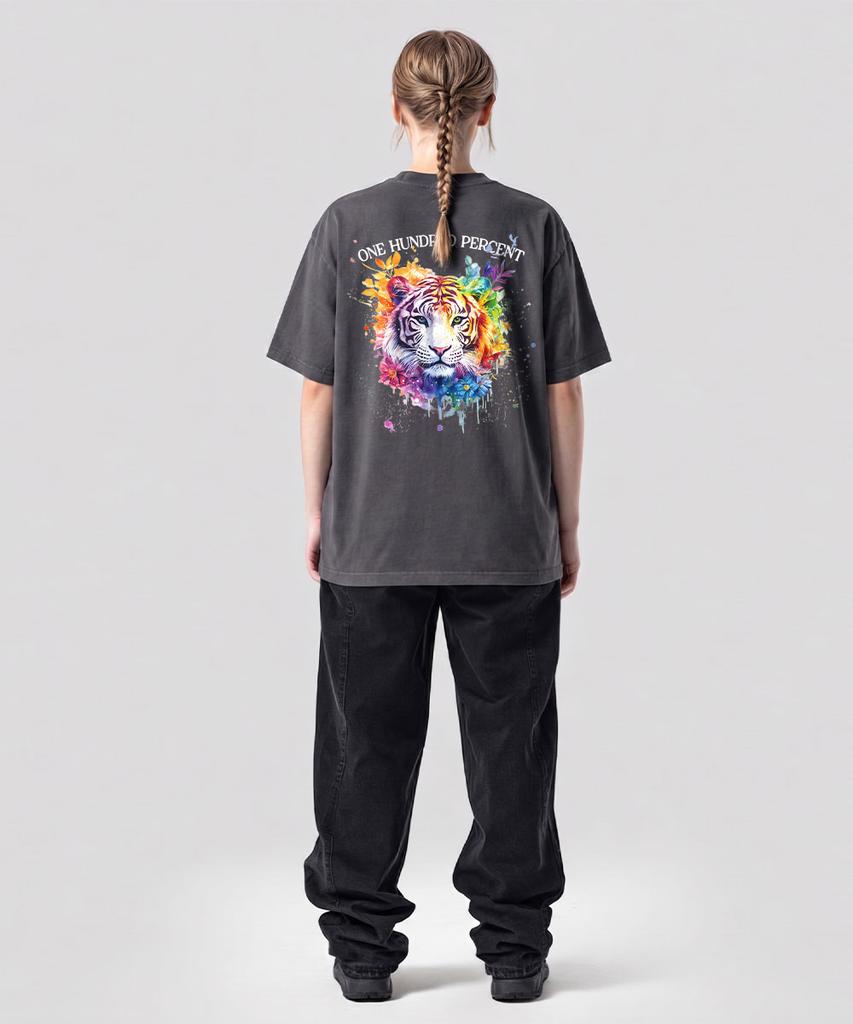 OHP Ohpxharmonia Bcolorful Tiger Pigment Short Sleeve Tee