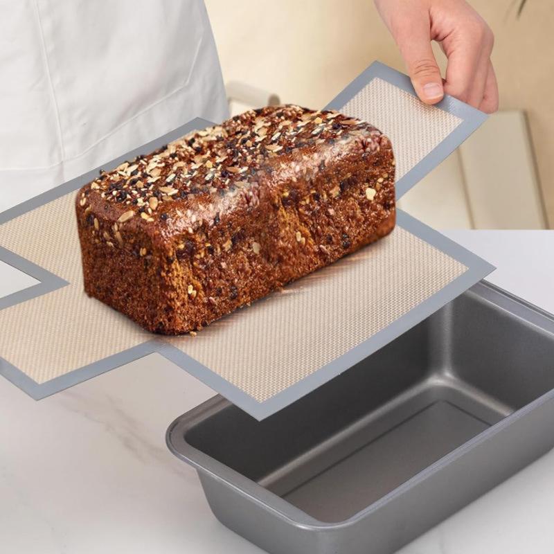 Silicone Bread Baking Pan Liner, Reusable Non-Stick Bread Baking Pan Mat, Silicone Baking Mat, Bread Baking Pan, Heat Resistant