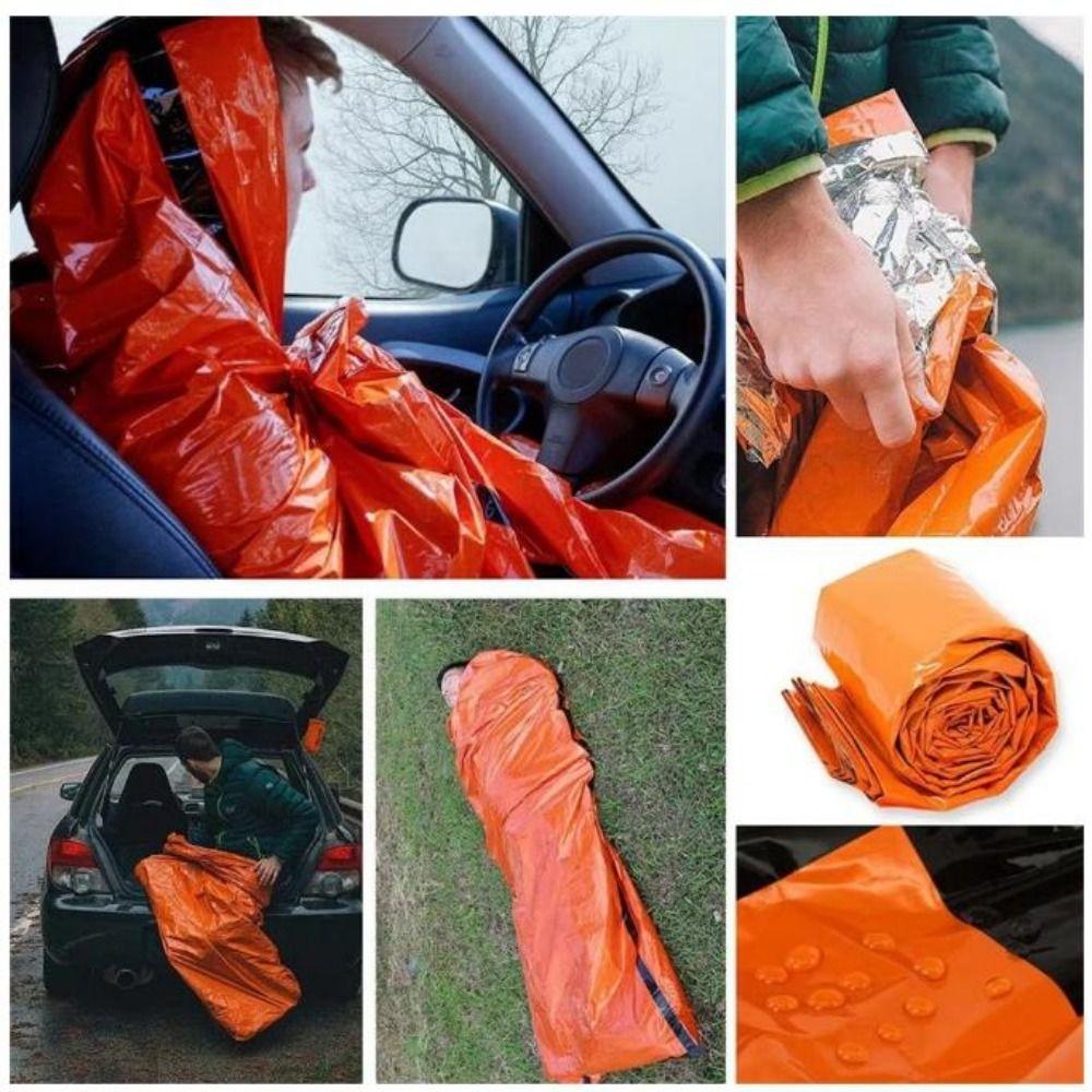 Waterproof Emergency Sleeping Bag Lightweight Survival Shelter Blanket New Emergency Blanket
