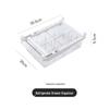 4-Grid Refrigerator Drawer Storage Organizer