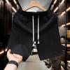 Summer New Men's Solid Color Casual Shorts Men's Large Size Loose Straight Sports Pants