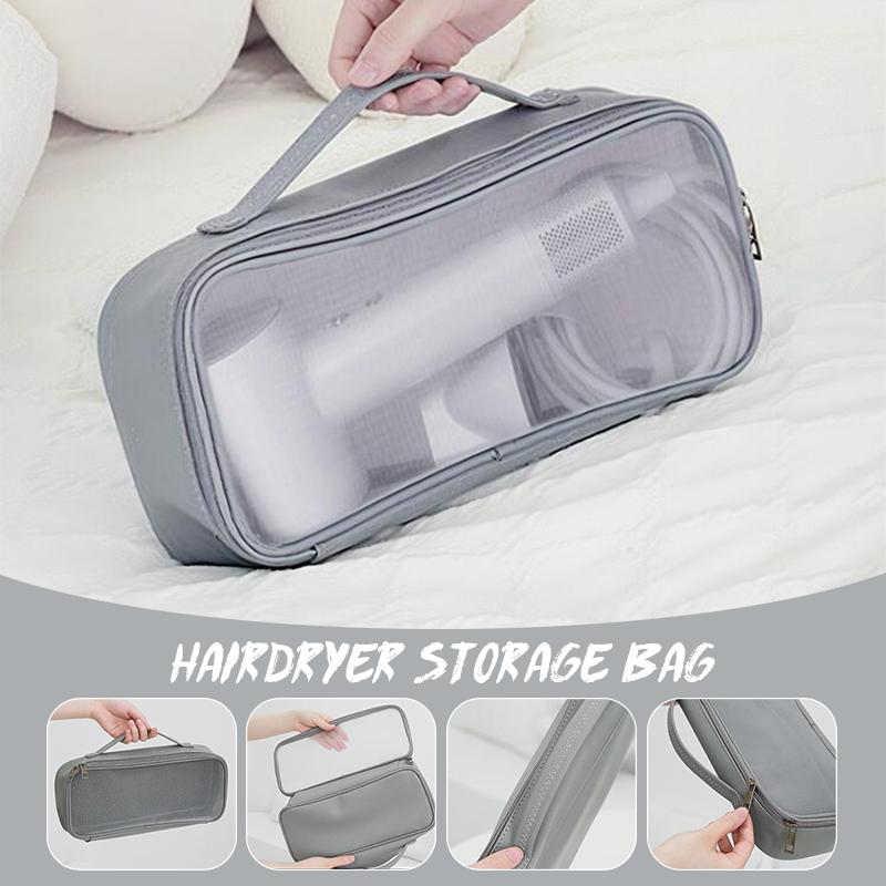 Travel Organizer for Hair Styling Tools Compact Heat-Resistant Storage Case for Blow Dryers Curling Irons Straighteners Portable