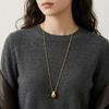 Fashion Waterdrop Pendant Necklace for Women Stainless Steel Snake Chain Necklaces Hip Pop Jewelry Gift