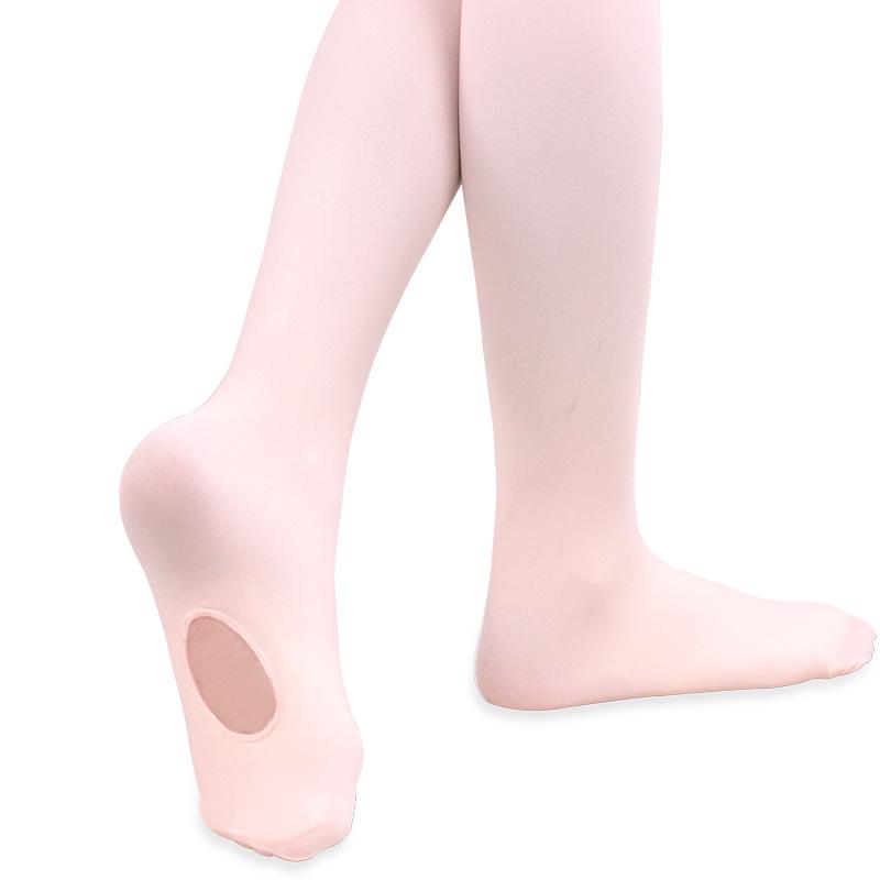Spring/Summer Children's 60D Dance Socks: Thin Velvet Ballet Pantyhose, Anti-Hook, White