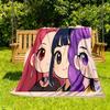 1PC KPop Demon Hunters Outdoor Blanket Lightweight Flannel, Soft & Warm, All-Season Use for Sofa, Outdoor, Camping, Living Room, Office15
