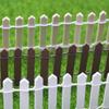 90x5cm Micro Landscape Fence Natural Wood Miniature Picket Fence  Gardening Decoration