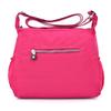 Moda Damska Jednolity Kolor Wodoodporny Nylonowa Torba Podróżna na Ramię Torby Crossbody