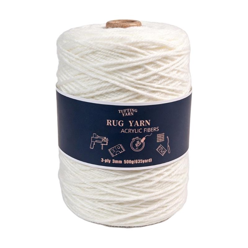 Long Time Use Tufting Yarn In Bright Color Great For Rugs And Decorative Textiles