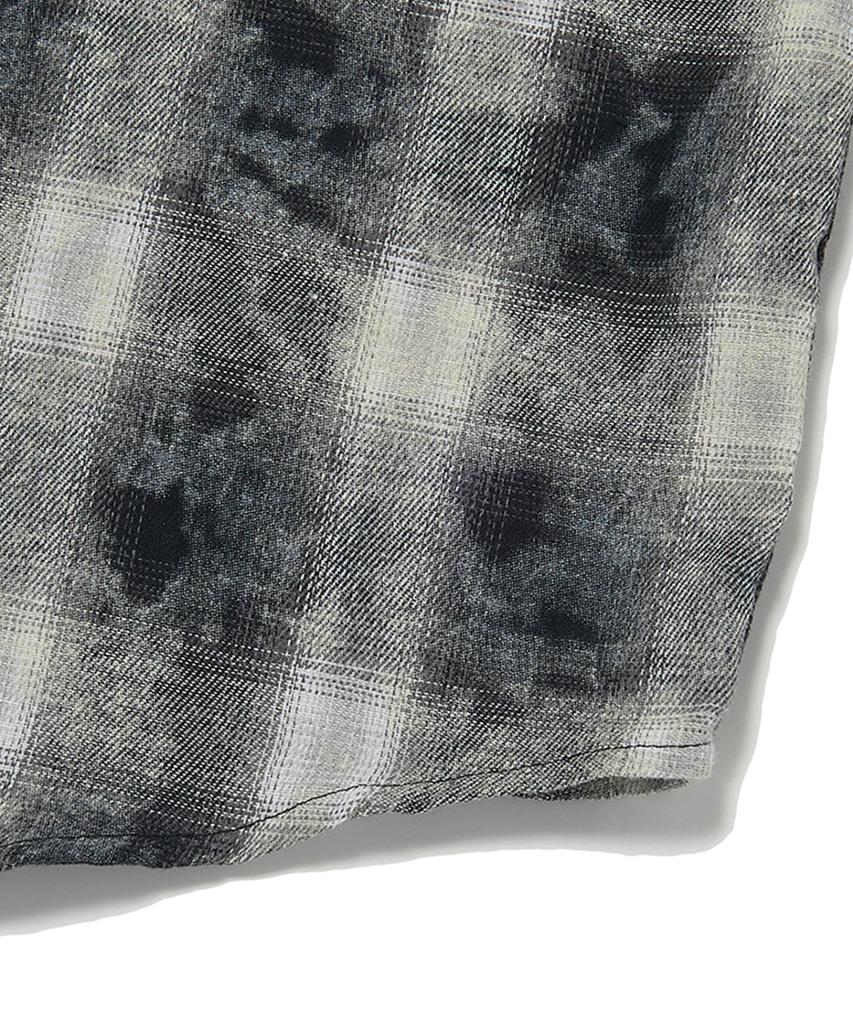 WKNDRS Checkered Bleach Shirt (Black)