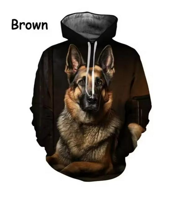 2025 Personalized 3D Animal Pattern Hooded Sweatshirt
