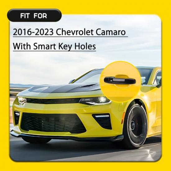 Car Exterior Door Handle Cover Trim 2pcs For Chevrolet Camaro 2016+ Accessories