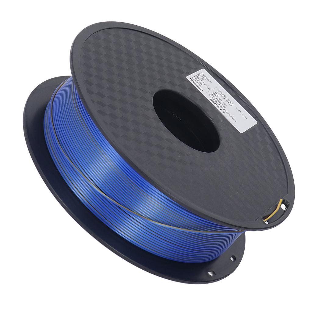 1.75mm PLA Filament Gold Blue Dual Colors Silk Filament 3D Printing Consumable 30?45mms Speed