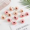 10/100PCS Silk Tea Roses Bud Artificial Flowers Diy Gifts Candy Box Christmas Decorations Home Garden Wedding Holiday Supplies