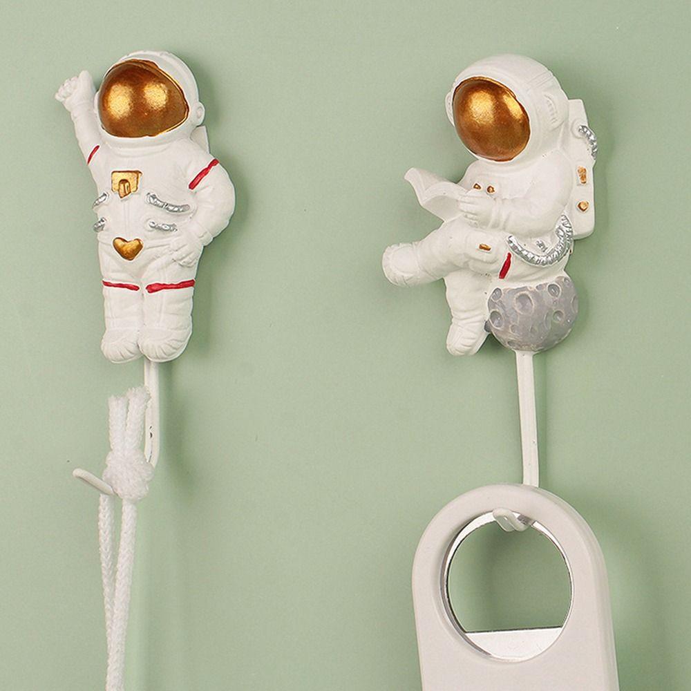 Astronaut Shaped Key Holder Multi-Purpose Hanging Storage Rack Wall Hook Hooks Door Behind Hanger