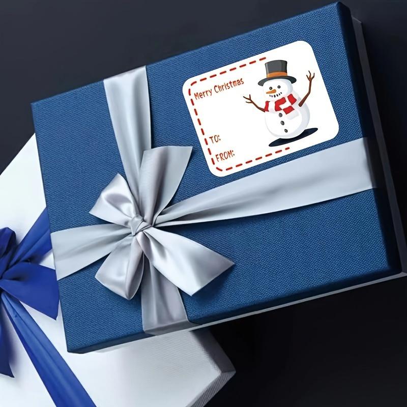 250pcs Merry Christmas Stickers Tags - Festive Paper Tag-For Party Envelop Stationery Cards Label Gift Sealing Stickers