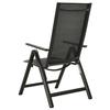 Maison Exclusive - Chaises pliantes 2 pièces en textilène et aluminium noir