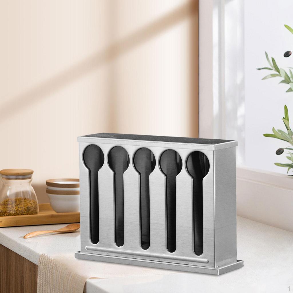 Cutlery Organizer, Spoon Storage Box, Utensil Dispenser, Dispenser