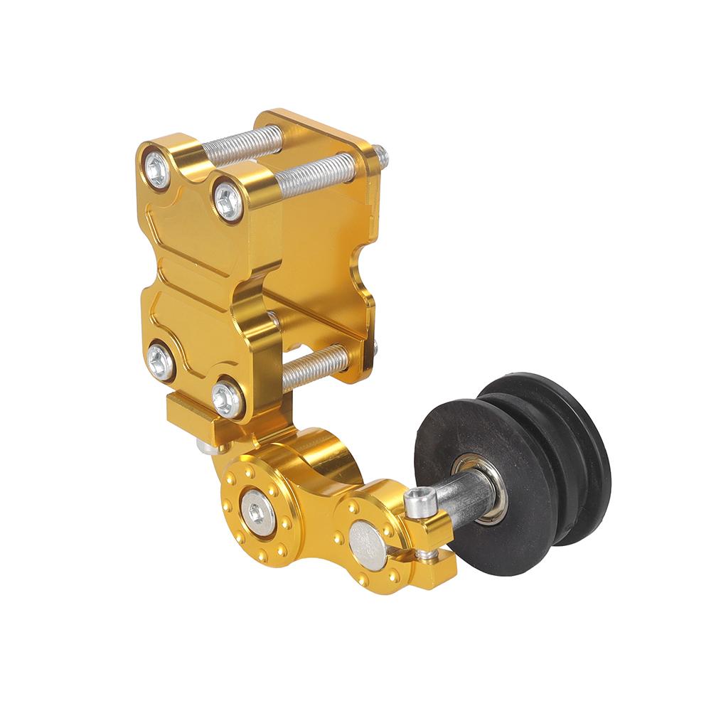 Motorcycle Adjuster Wheel Chain Tensioner CNC Aluminum Modification Spoke Chain Transmission Parts for Beach Bike Chopper ATV