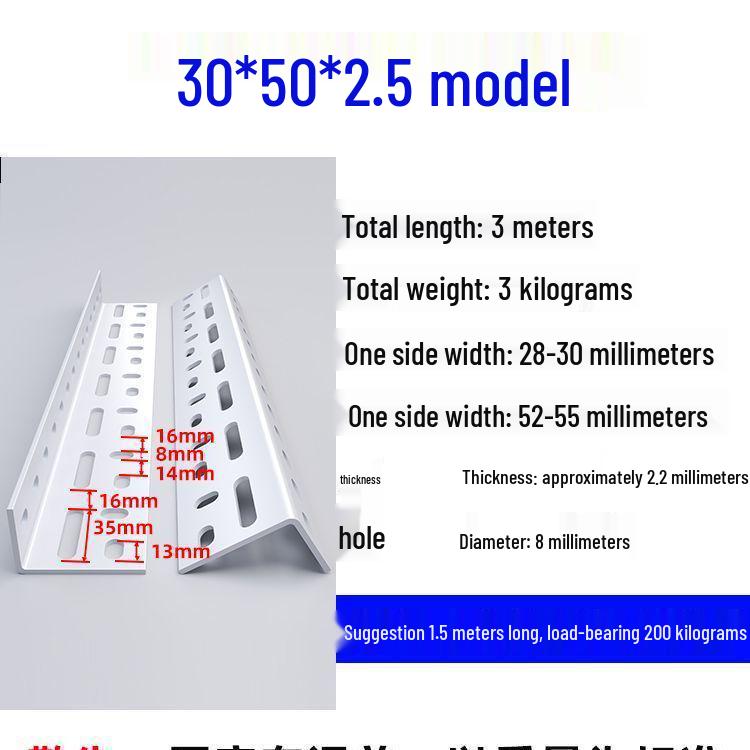 Adjustable Stainless Steel Angle Iron Shelf Rack