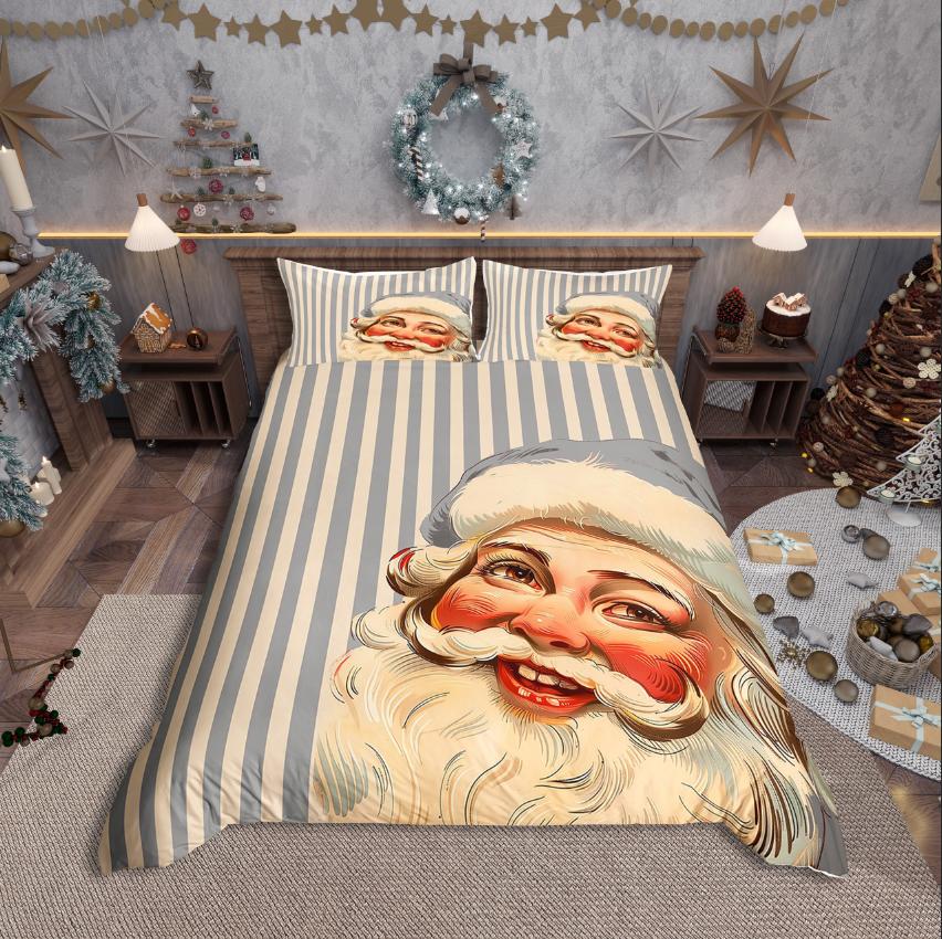 

Homewish Merry Christmas Duvet Cover SetFestival Xmas For Girls Bedding SetHappy New Year Decor EU Single(135*200cm)3pcs