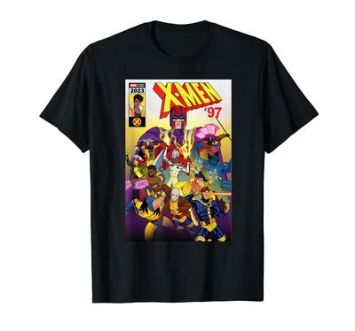 Marvel Studios X-Men '97 Magneto und Team Comic Cover T-Shirt