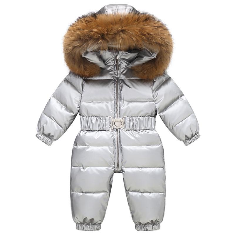 2024 Winter Kids' Down Ski Jacket: European/American Style, Thickened One-Piece Suit for Boys & Girls