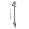 Lovely Stainless Steel Spoon Smiley Sunflower Handle Coffee Spoon Fork Dessert Ice Cream Spoon Tea Spoon Kitchen Accessories4