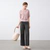 Elva' Island Women's Thin Short-Sleeve Knit Polo Cardigan
