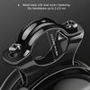 Retro Metal Bicycle Alarm Bell Black Silver Double-sided Loud Horn Loud Speaker Cycling Handlebar