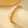 Wristband Jewelry Gold Chain Bracelet Stainless Steel Stainless Steel Hand Chain  Gifts