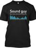 Men's Sound Guy T Shirt Yes I Know What All The Knobs Do Music Equalizer Design, Humorous Audio Engineer Gift, Soft Breathable Round Neck Short Sleeve